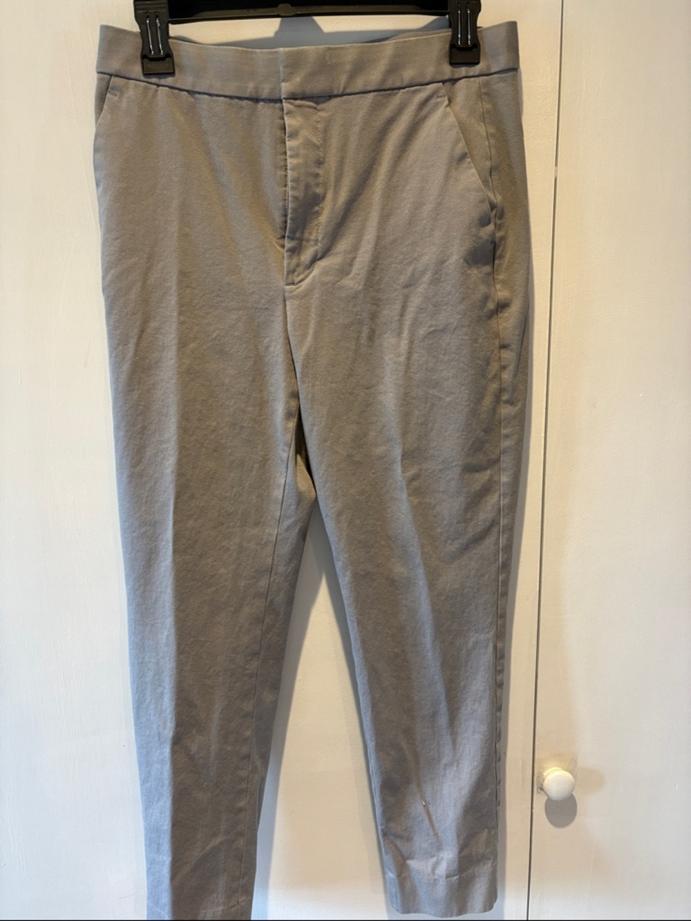 Banana Republic Light Gray Cropped Pants